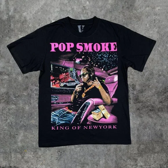 Black and hot sale pink vlone shirt